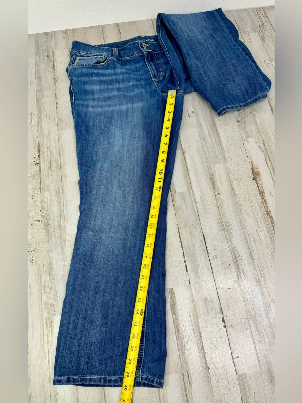 Maurices Jeans Womens 16S Blue High Rise Straight Leg